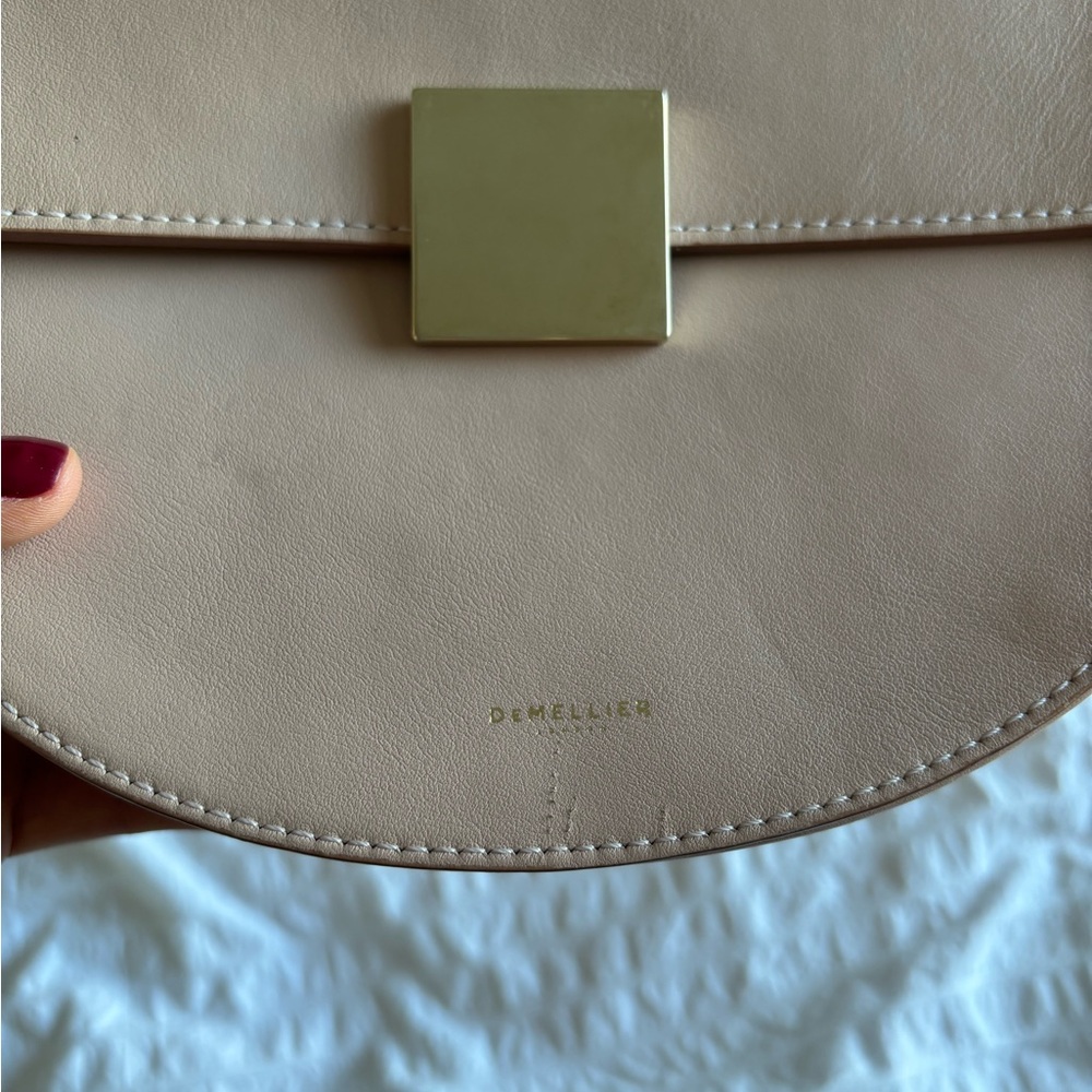 DeMellier Blush Leather Crossbody Bag - Picture 4 of 6